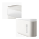 ZenLife Dale Multi-Functional Bathroom Wall Mounted Tissue Box, 18.7x12x18.8cm