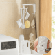 Zenlife Rotating Wall Hook Rack, with 6 Hooks