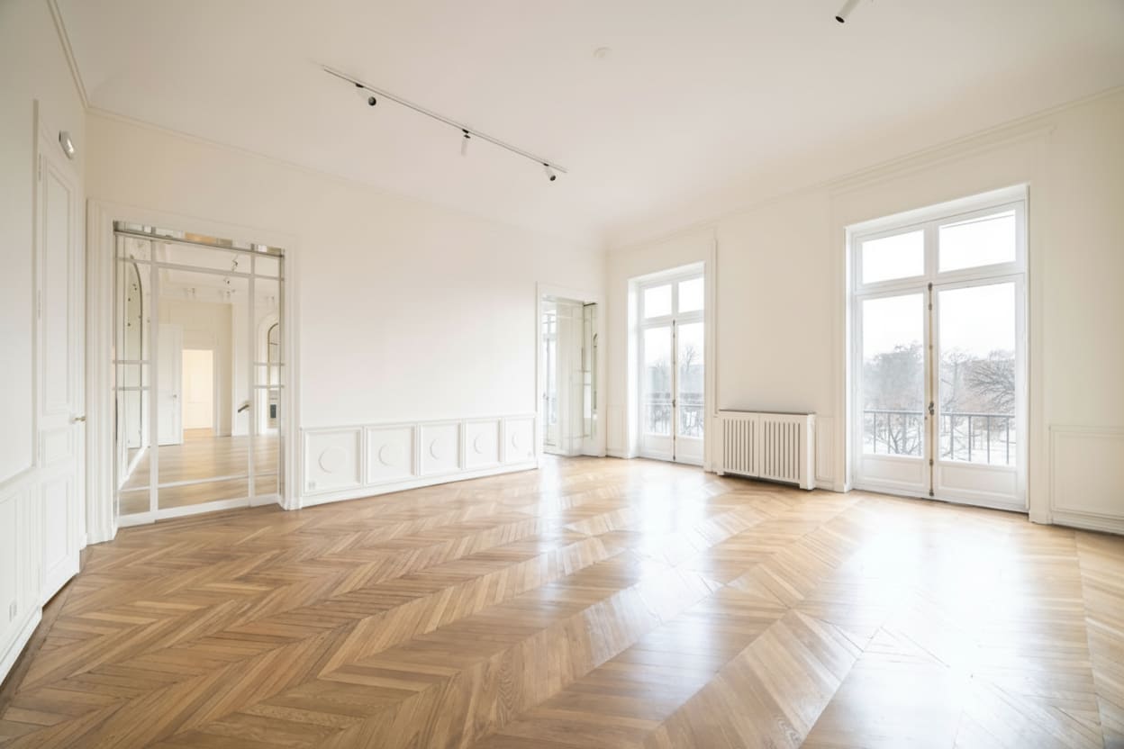 Appartement haussmannien avec vue sur les Tuileries