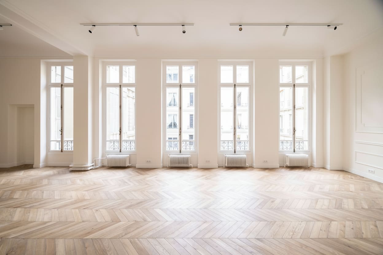 Appartement haussmannien avec vue sur les Tuileries