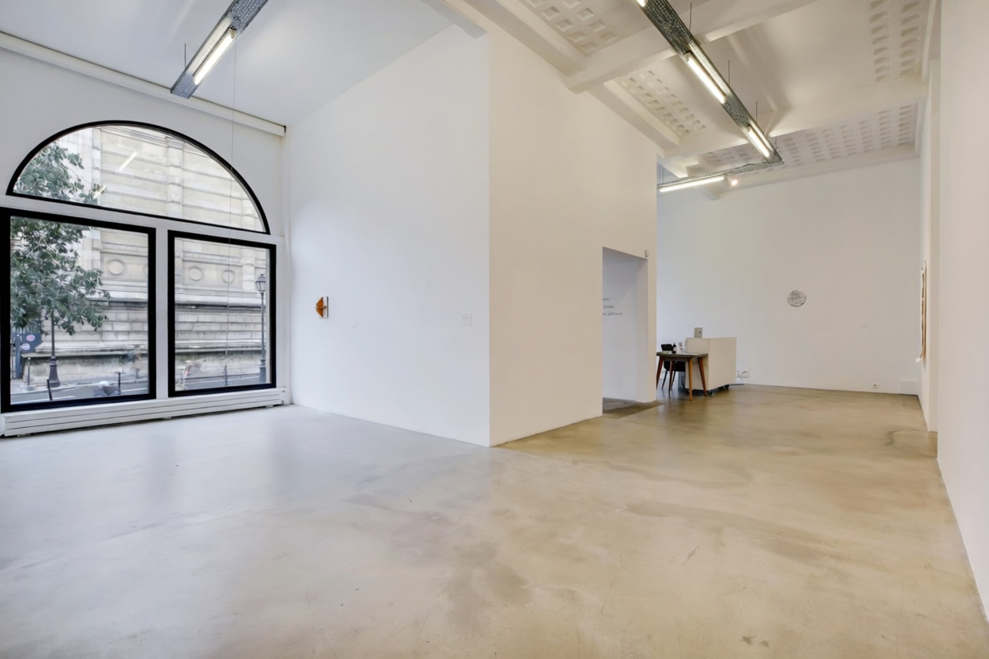 Art Gallery with Arched Windows in Le Marais