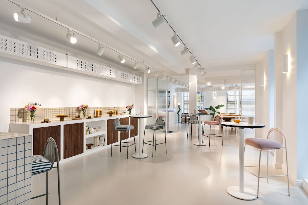 Upper-Floor Venue with Expansive Windows in Le Sentier