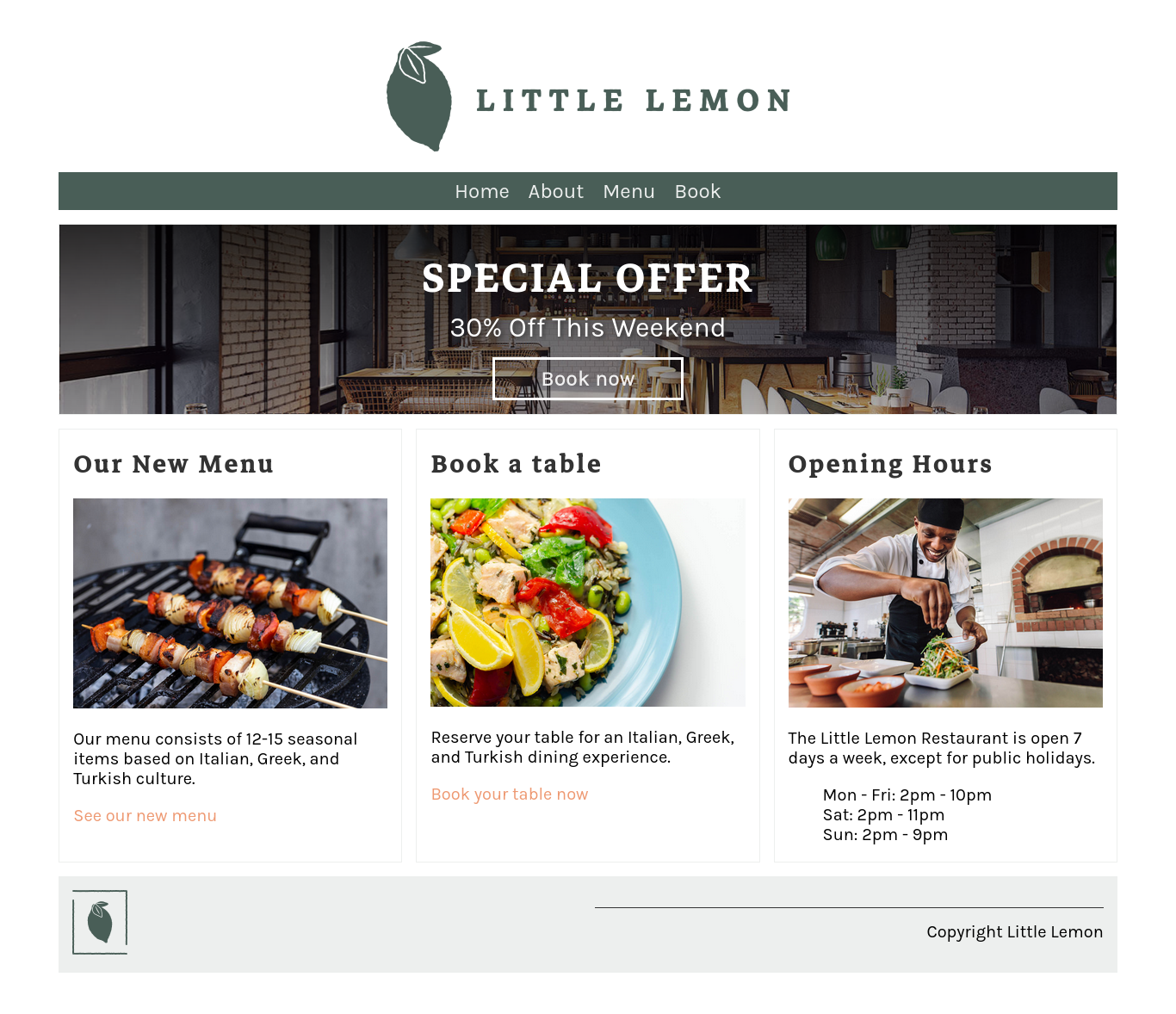 LittleLemon-website