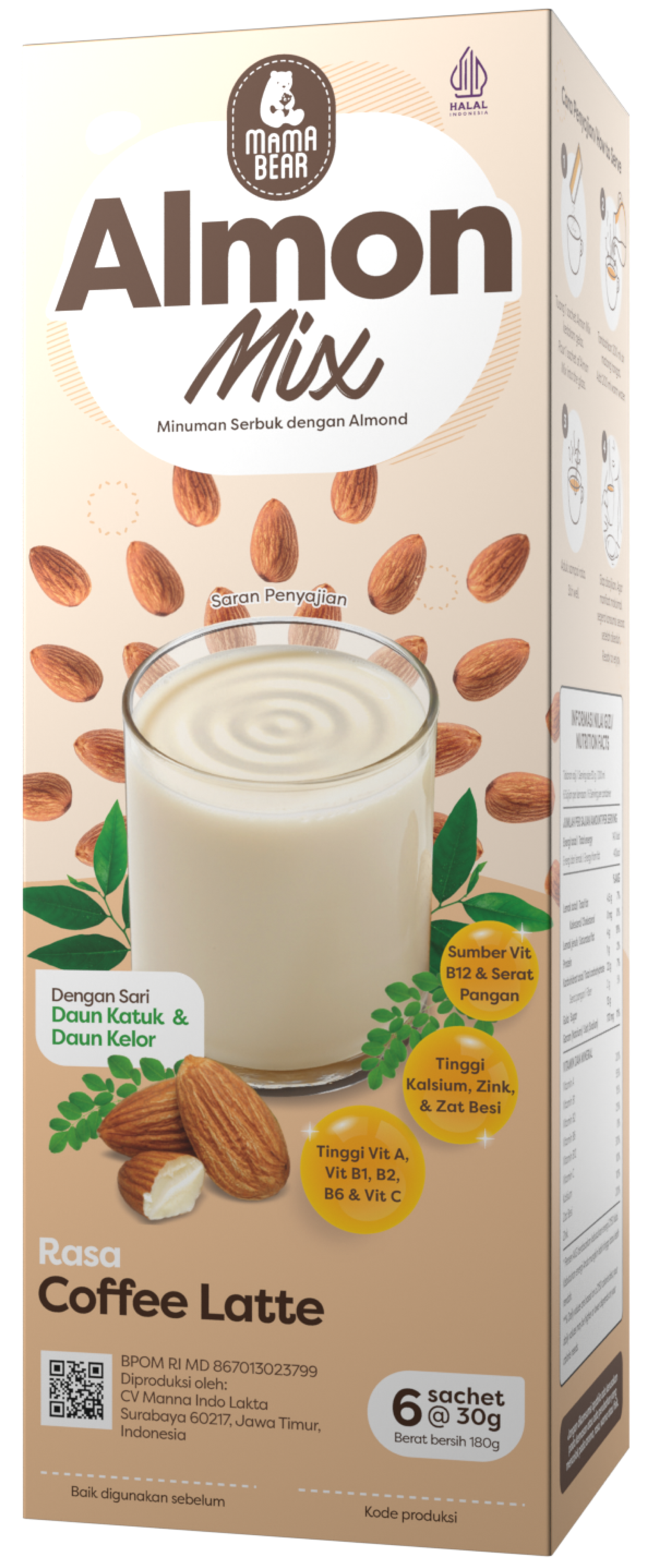 MamaBear AlmonMix Coffee Latte