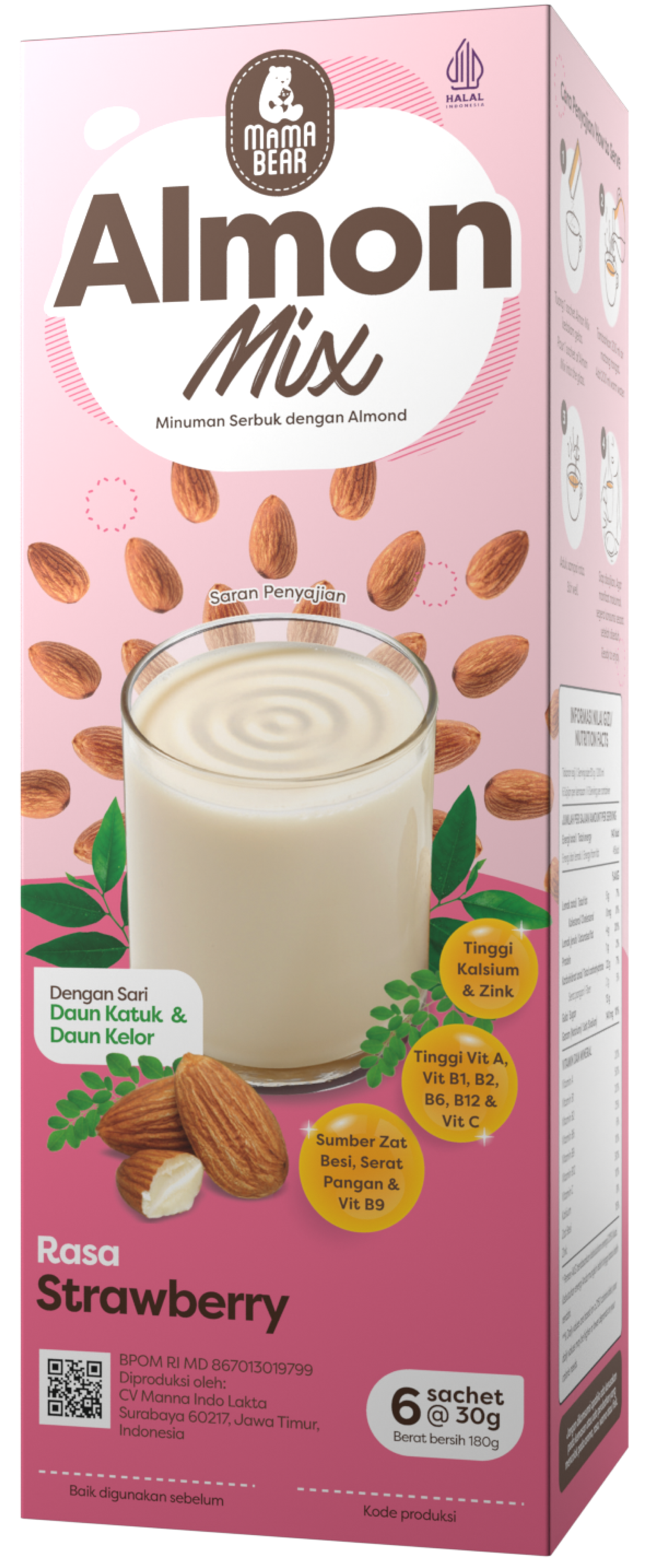 MamaBear AlmonMix Strawberry