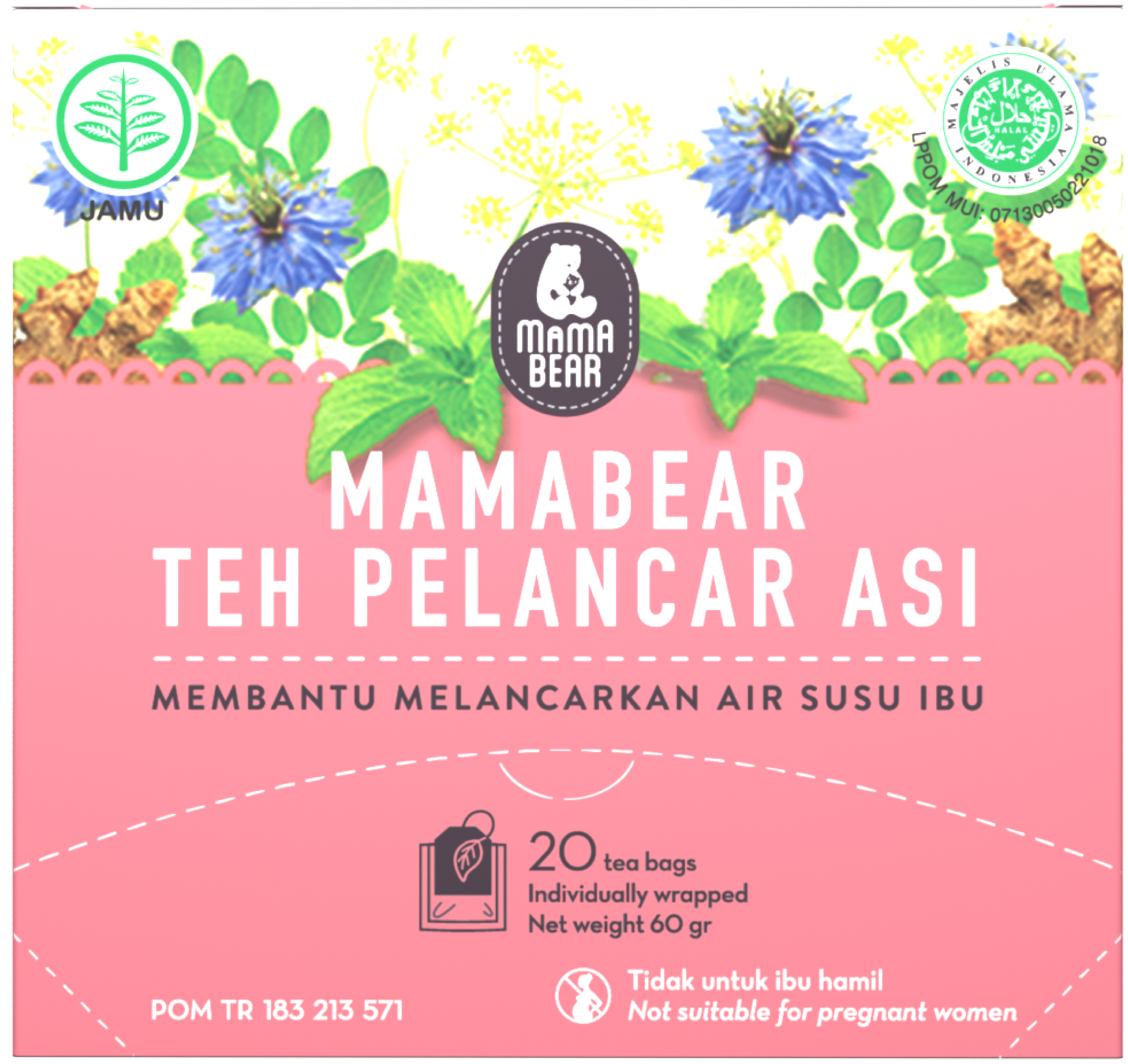 MamaBear Teh Strawberry 1