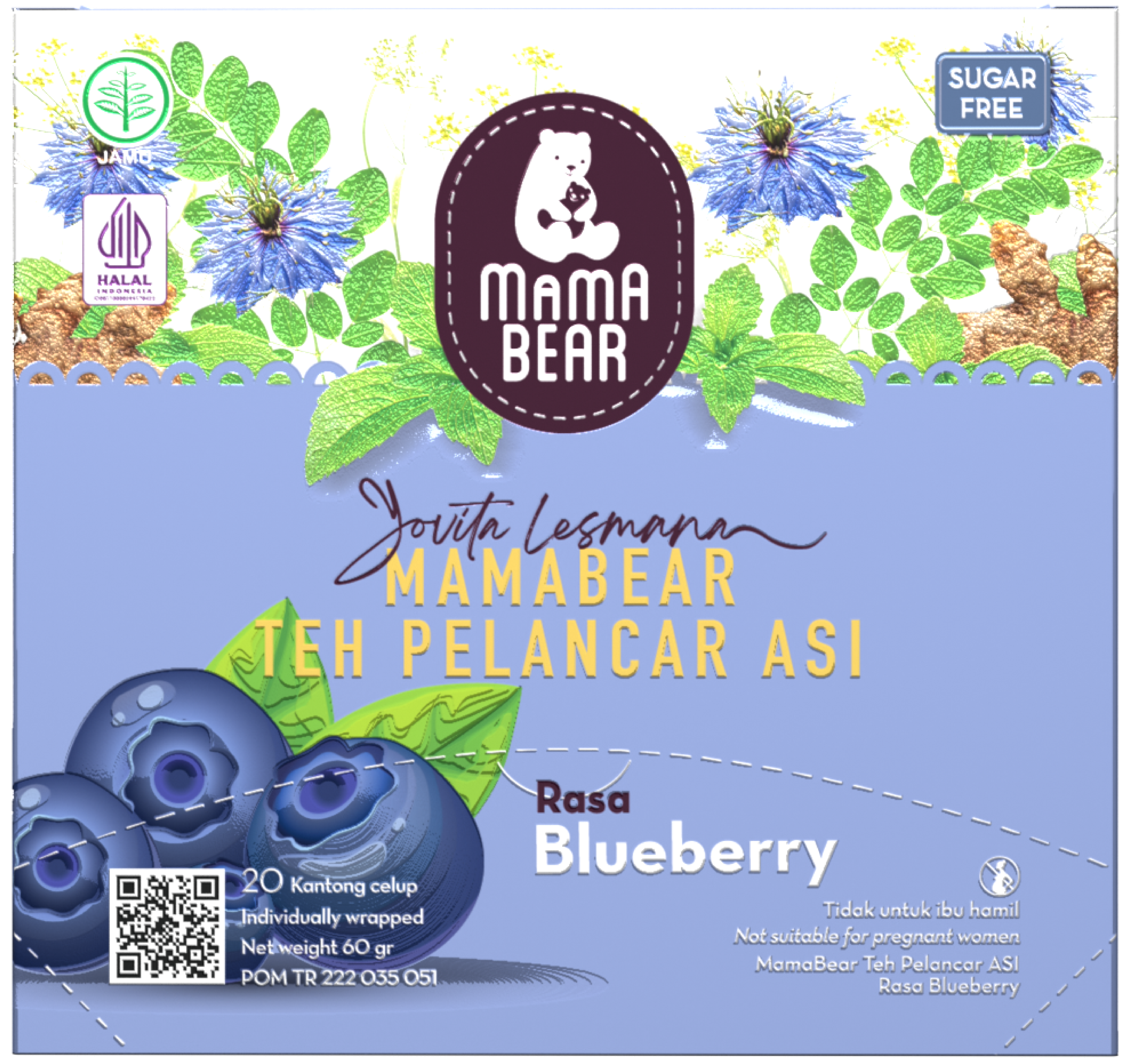 MamaBear Teh Blueberry 1