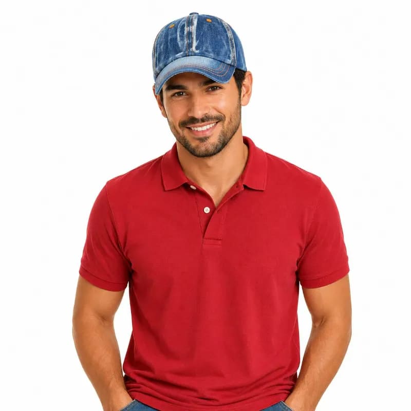 Denim Snapback Jeans Hat