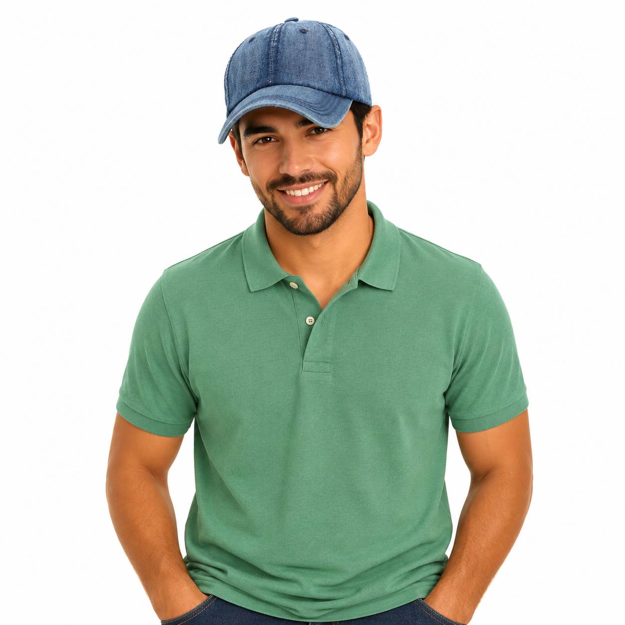 Retro Washed Denim Snapback