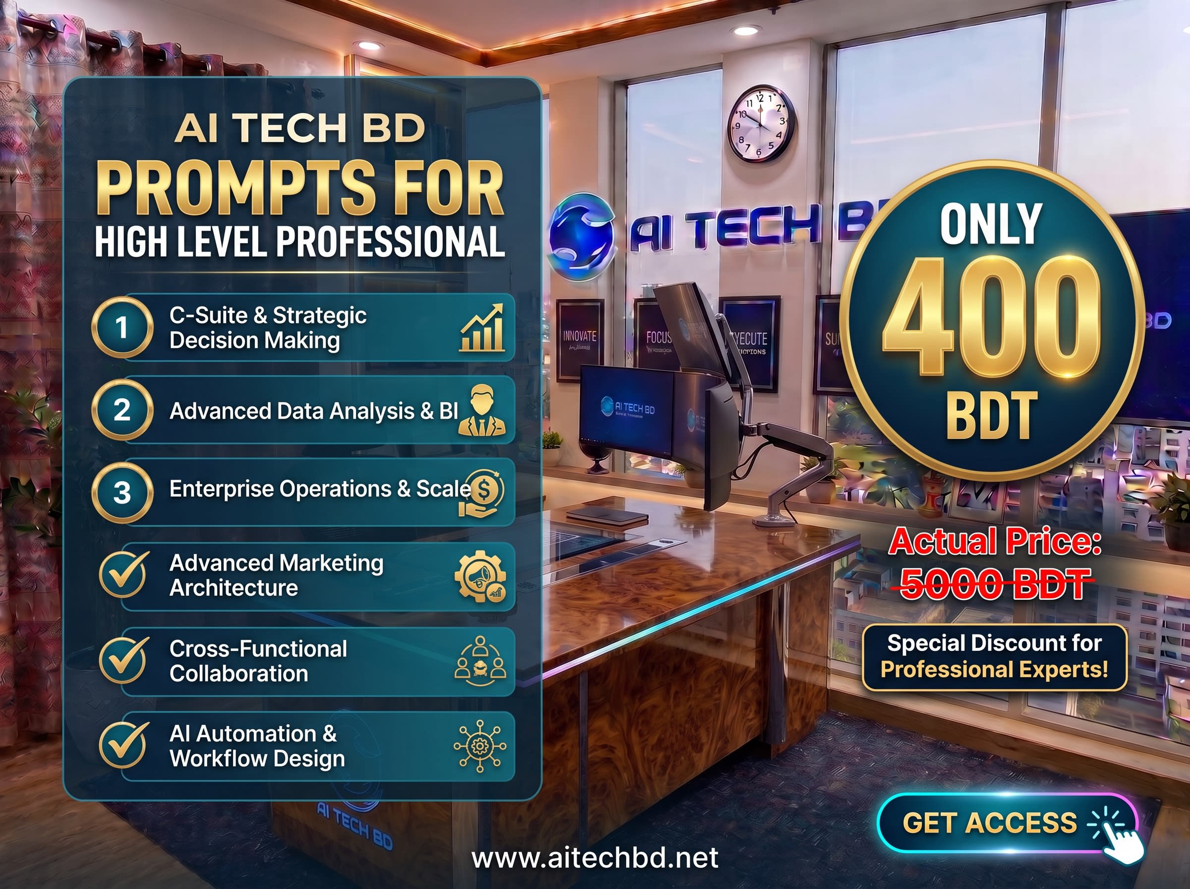 AI TECH BD Prompts for High Level Professional