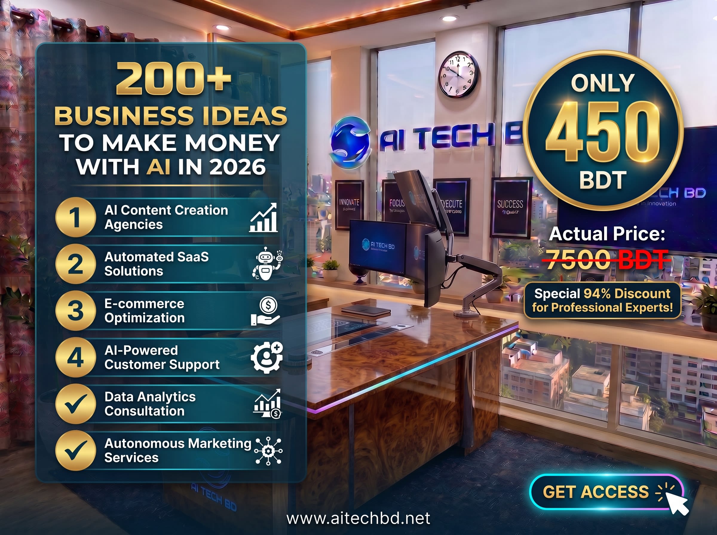 200+ Business Ideas to Make Money with AI in 2026