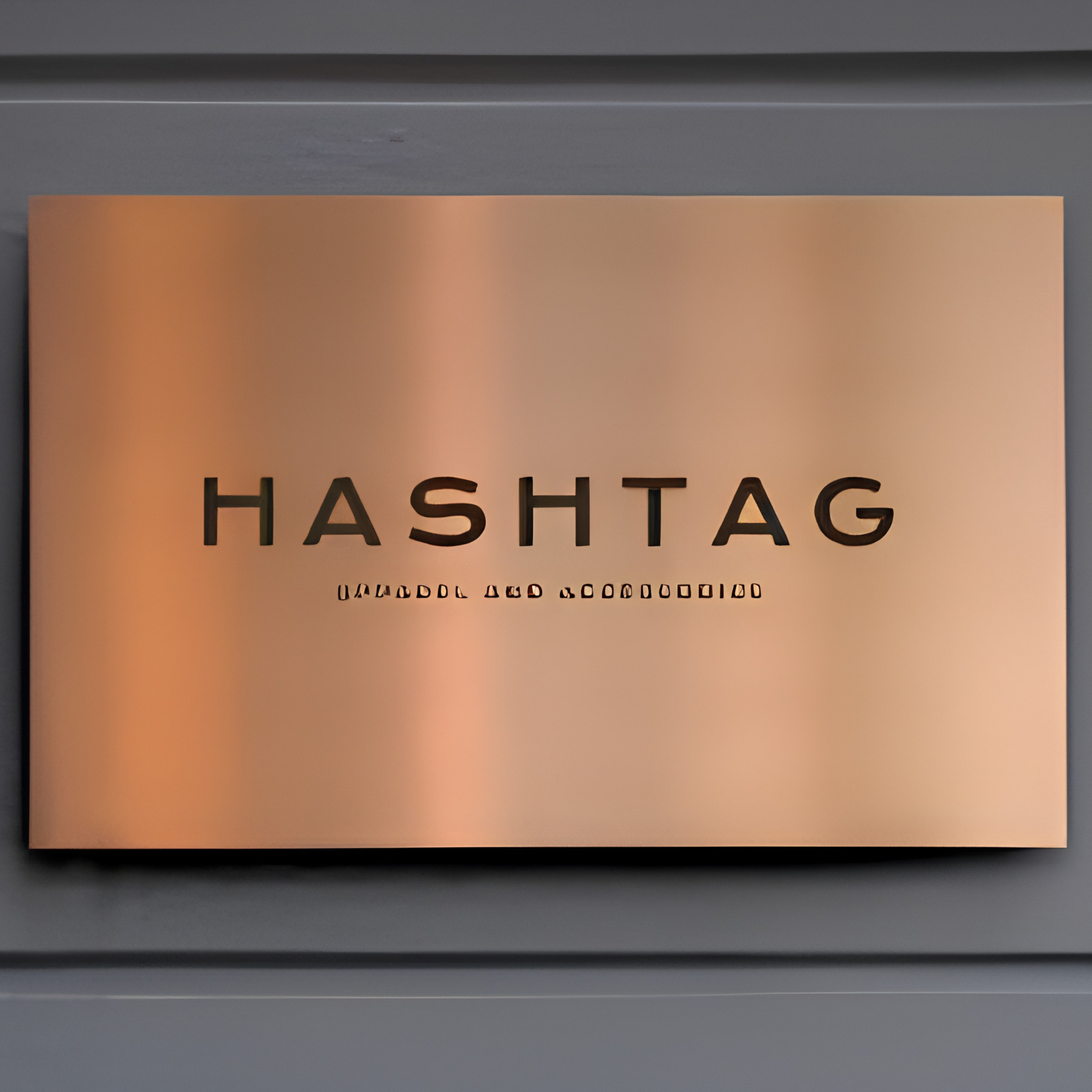 Rose Gold Titanium Plate