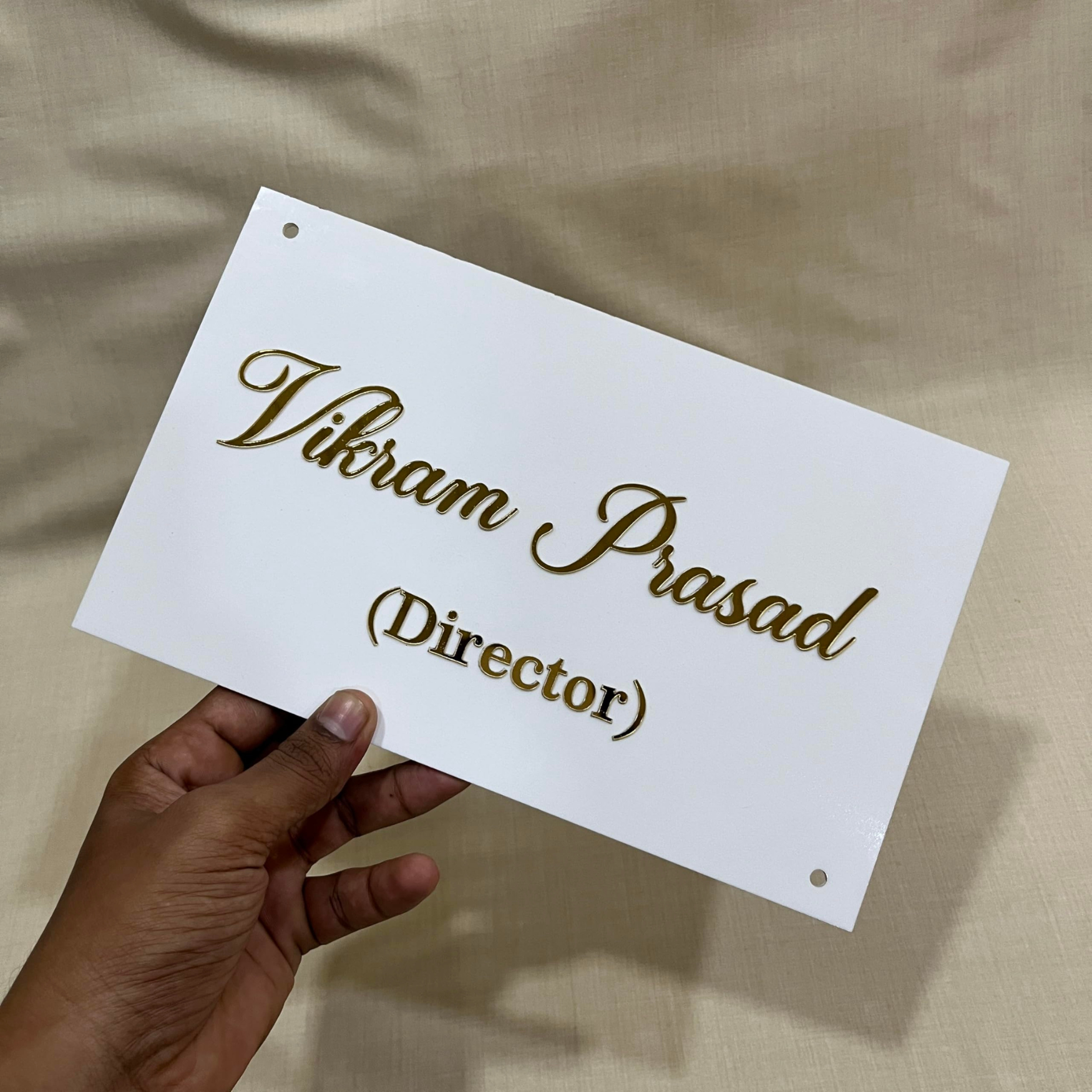 Acrylic Name Plate Bangalore