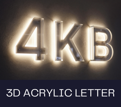 3d Acrylic Letter