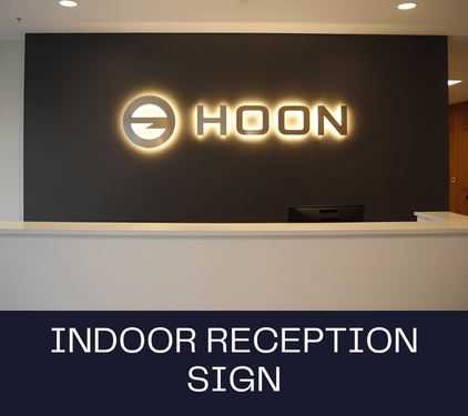 Indoor Reception Sign