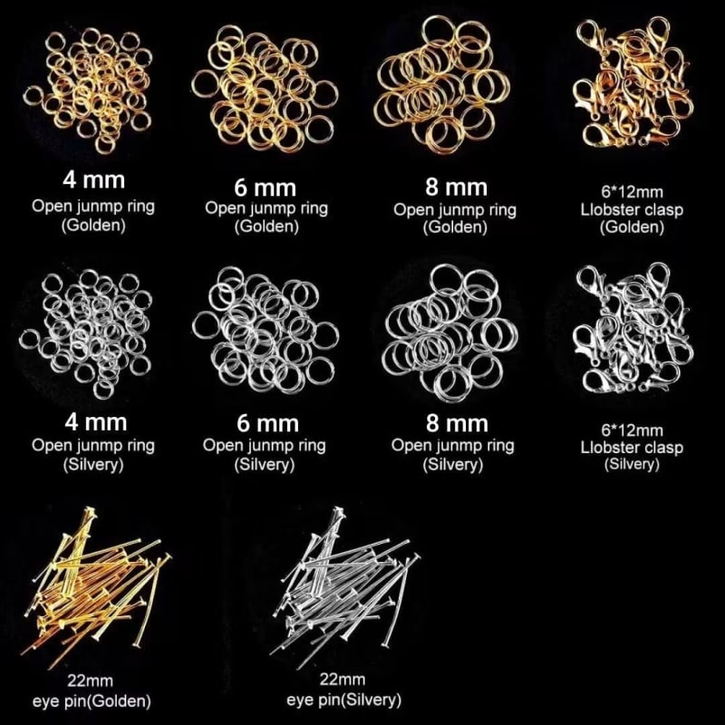 The Ultimate DIY Jewelry Making Combo Kit (Silver & Gold Hardware Set)