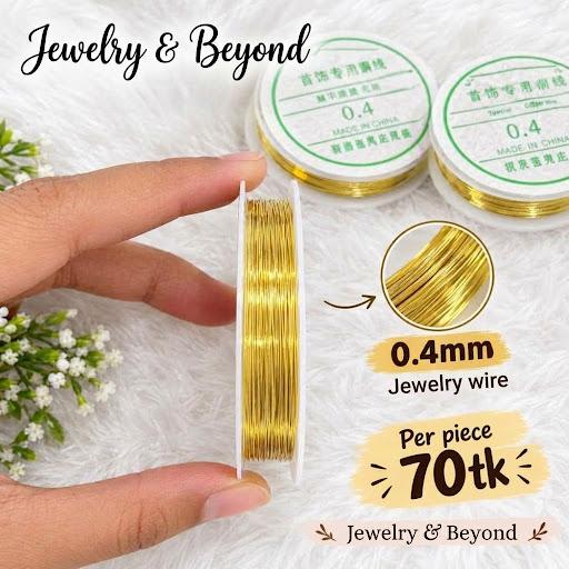 Jewelry Wire (0.4mm) golden 