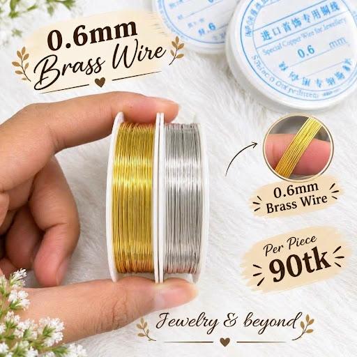 Jewelry Wire (0.6mm) golden 