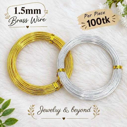Thick Wire (1.5mm, 5m) Golden 