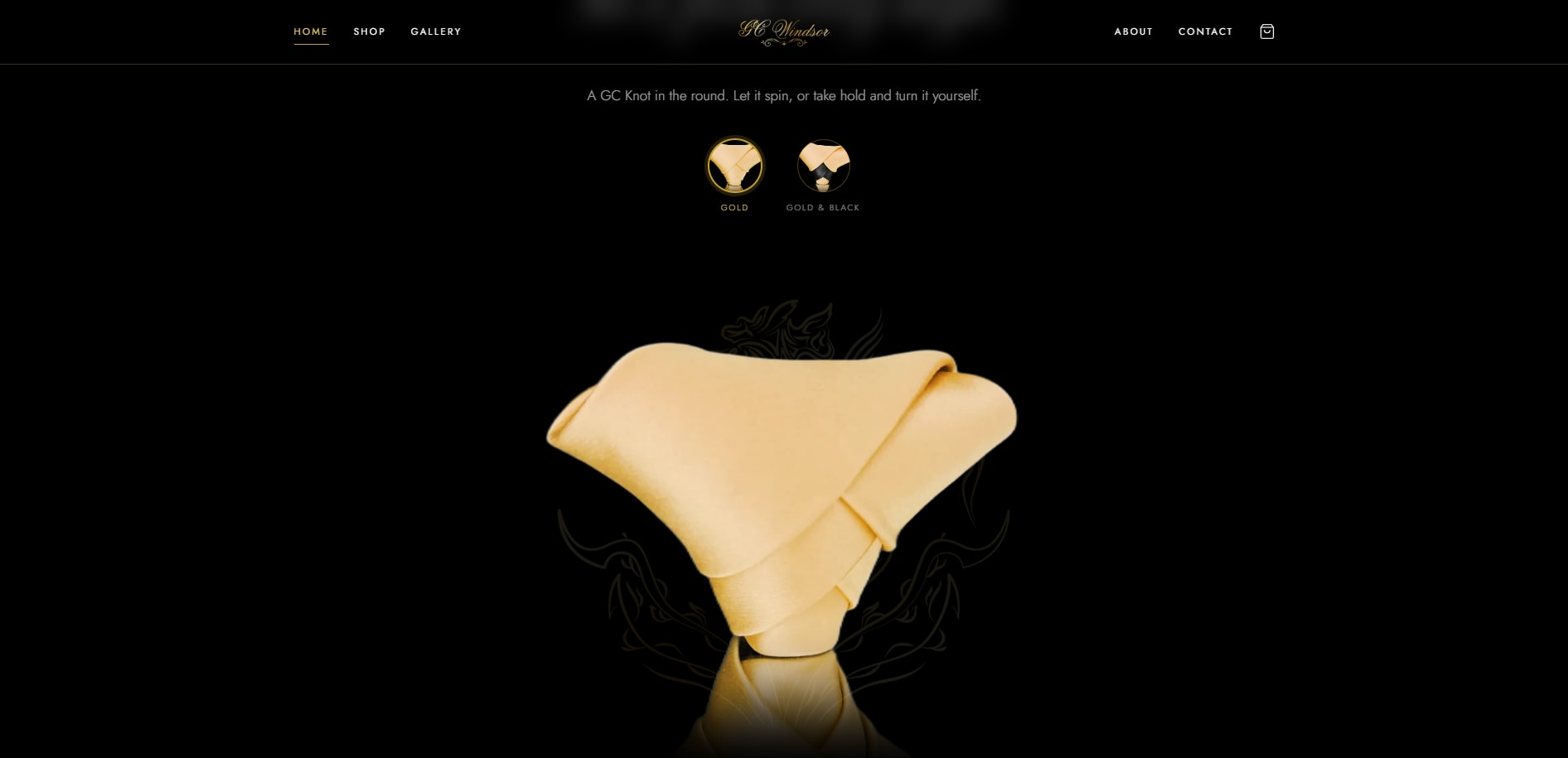 The rebuilt GC Windsor home page — the 360 product viewer