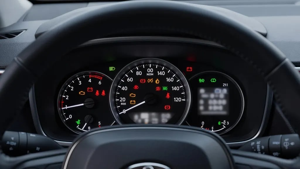 Toyota Kontrolki Opis