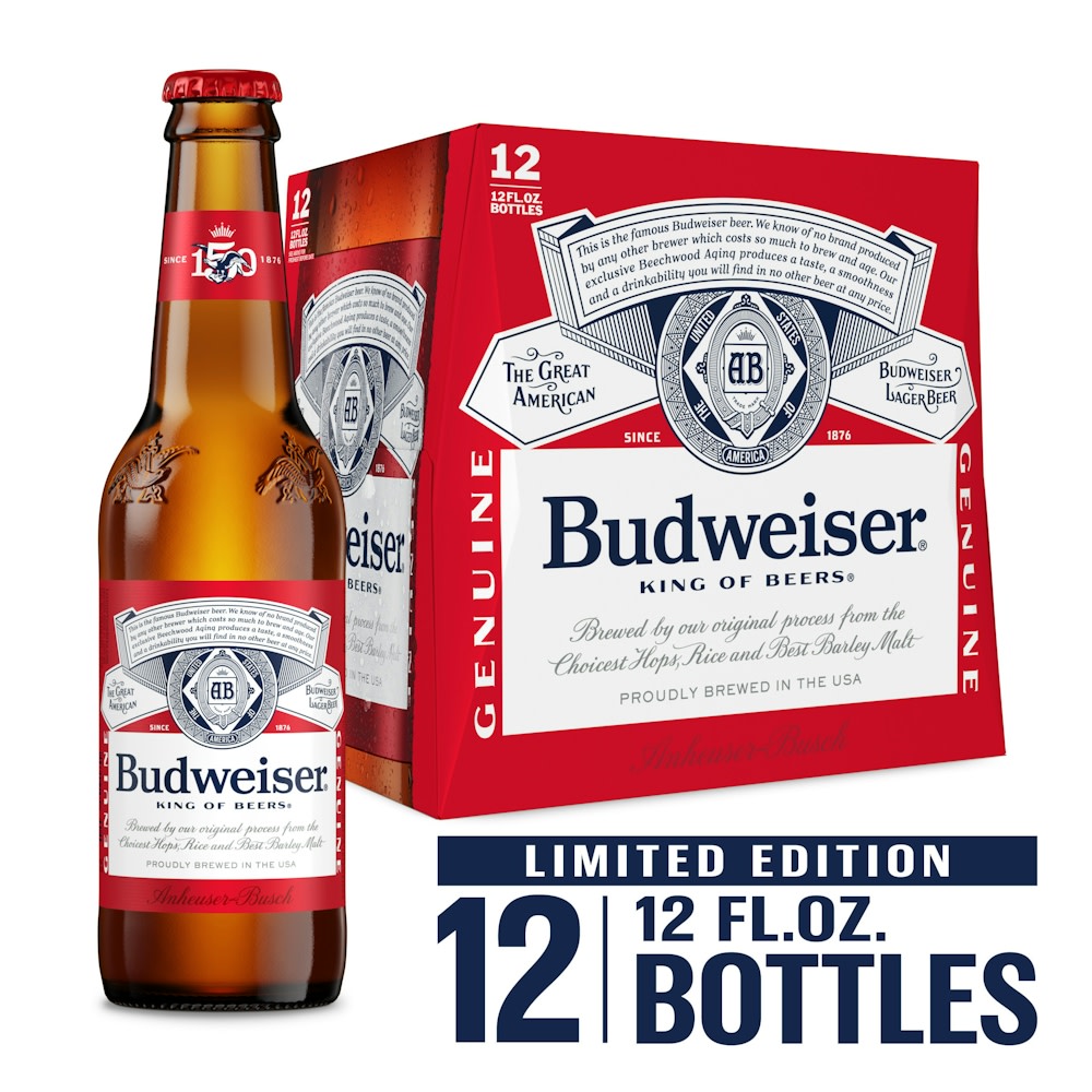 Bud 12Pk Bot — Beer