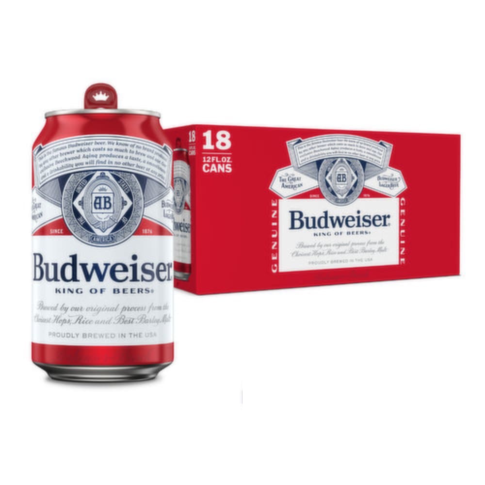 Bud 18Pk Cans — Beer