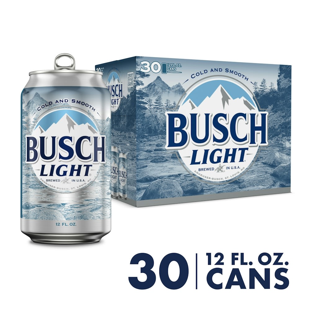 Busch Light 30Pk Can — Beer