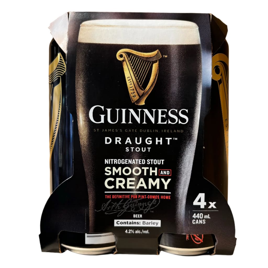 Guinness Draught 4Pk Can — Beer