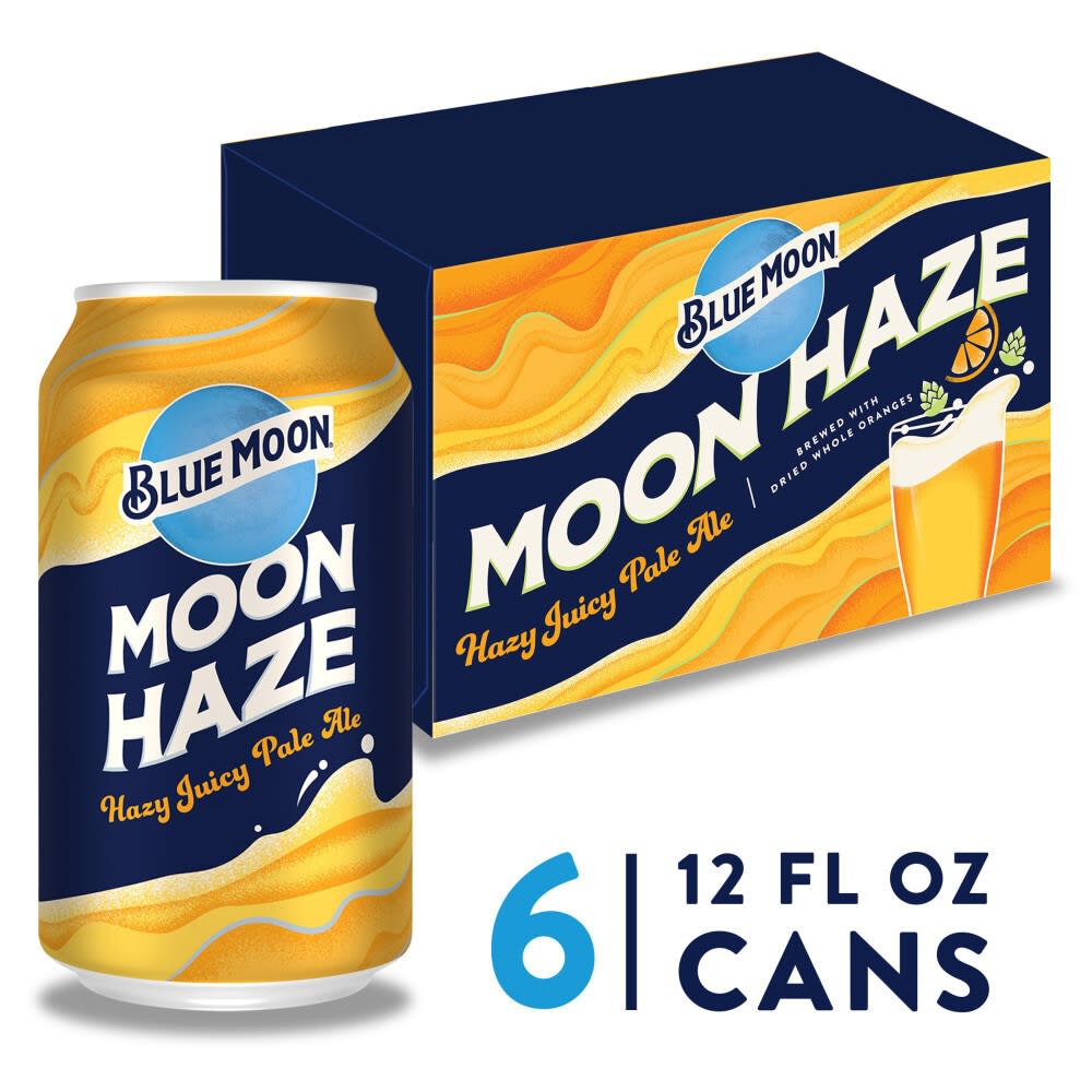 Blue Moon Moon Haze 6Pk Can — Beer