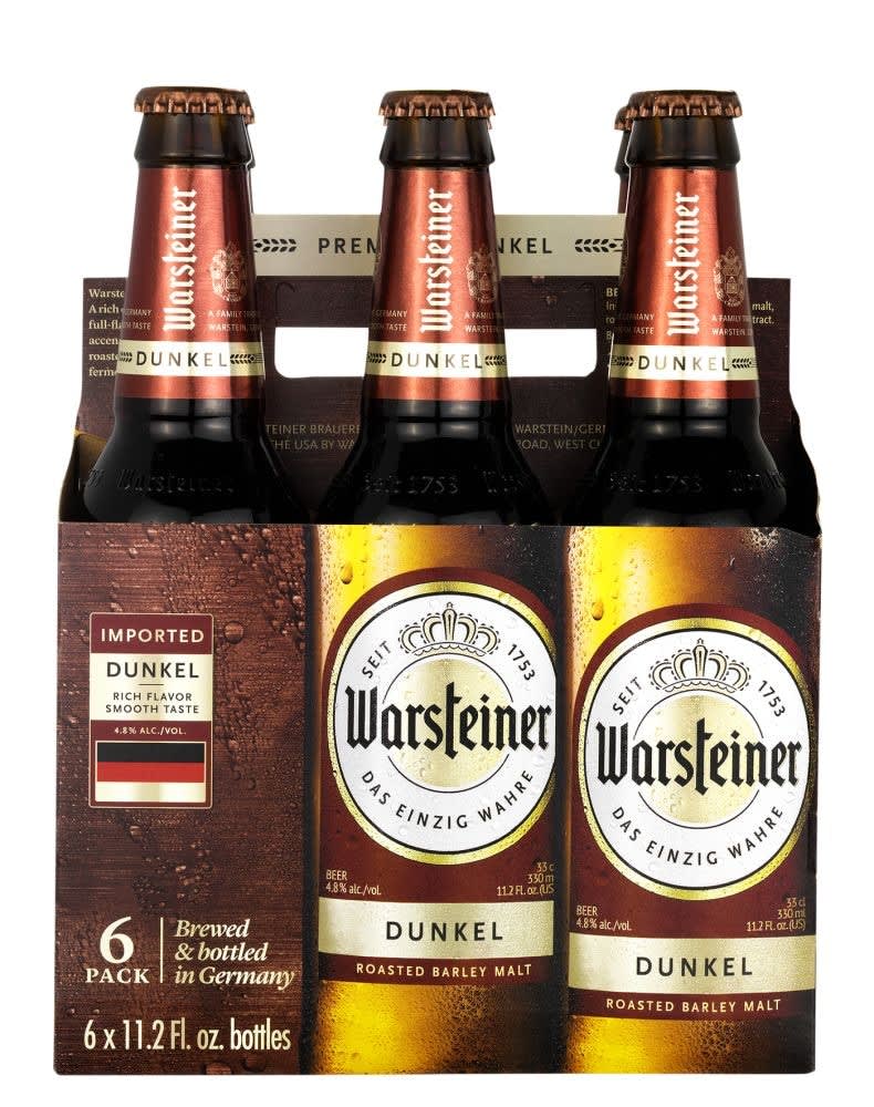 Warsteiner Dunkel 6Pk Bot — Beer