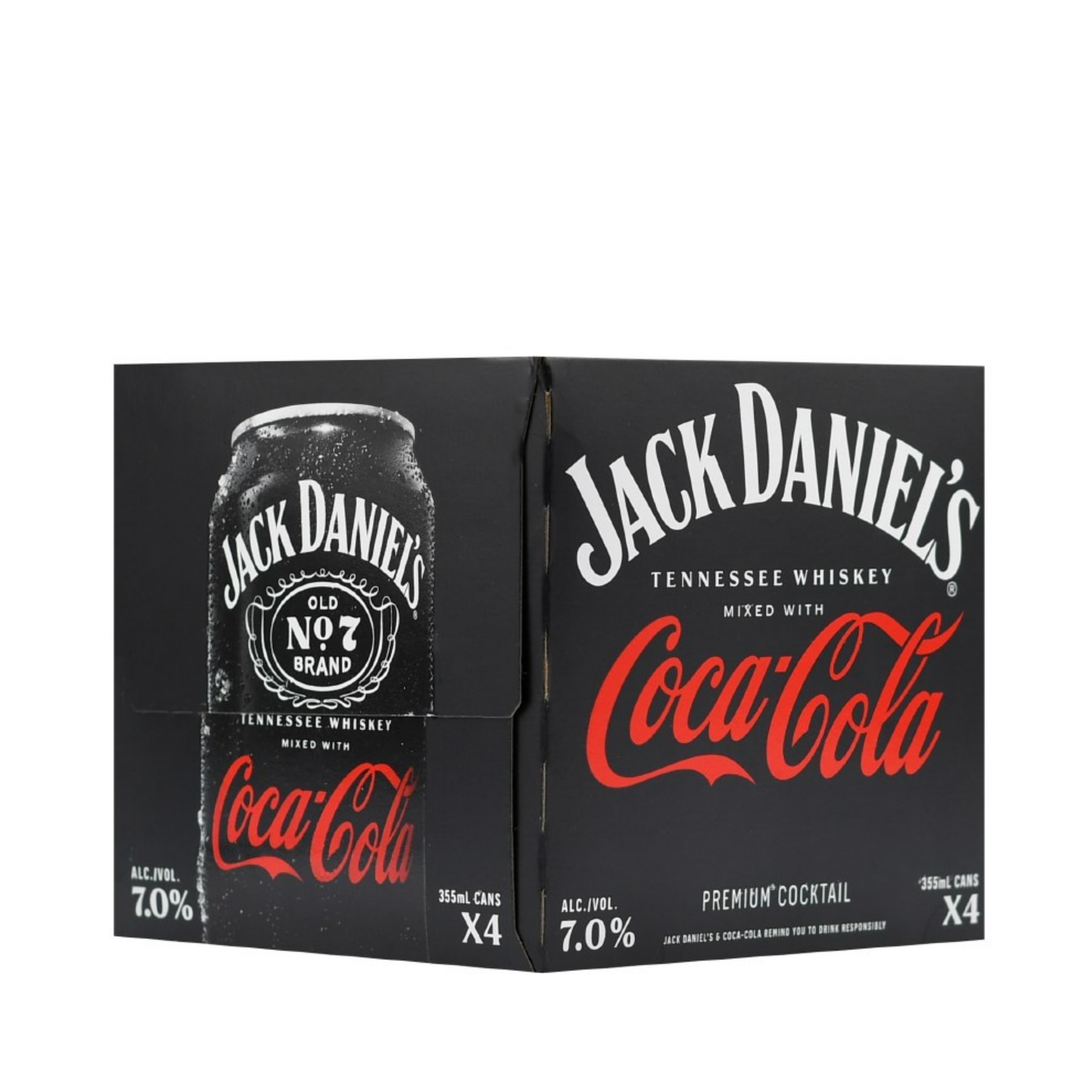 Jack Daniels Coke 4Pk — Mixers & Accessories