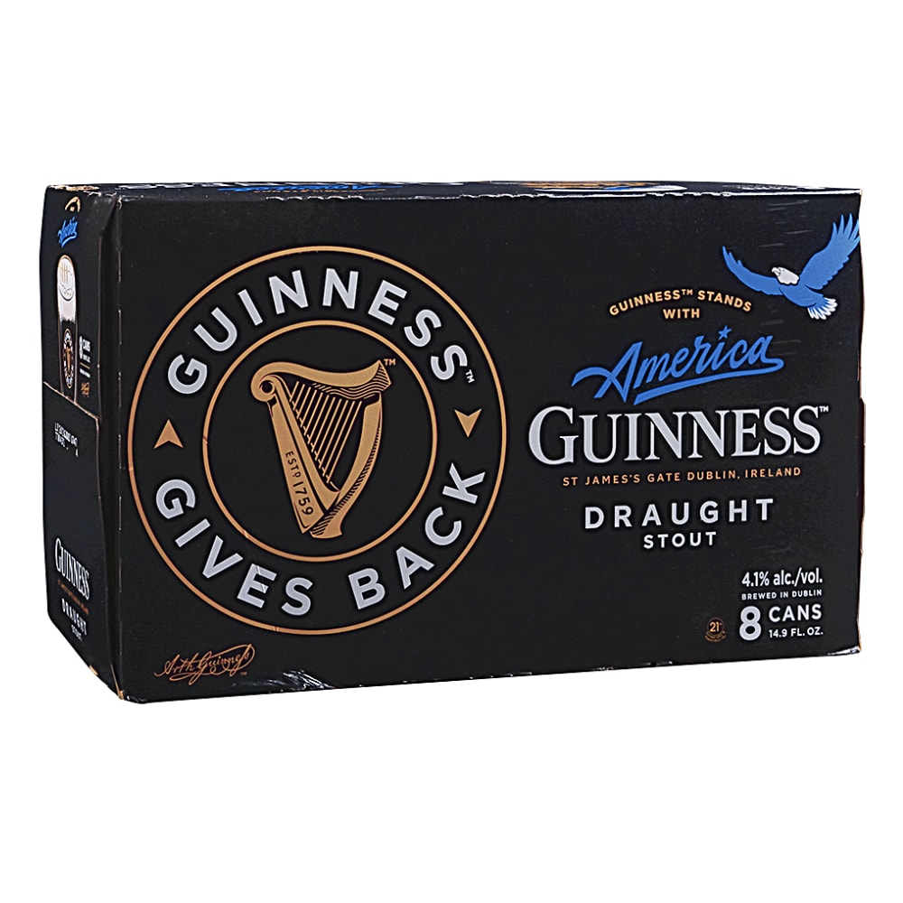 Guinness Draught 8Pk Can — Beer