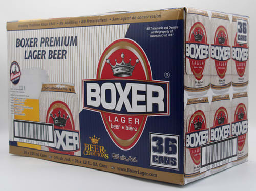 Boxer Beer 36 Pak — Beer