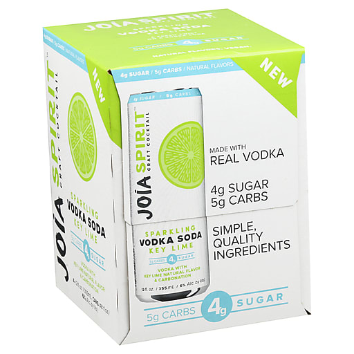 Joia Spirit Key Lime 4Pk Cans — Mixers & Accessories