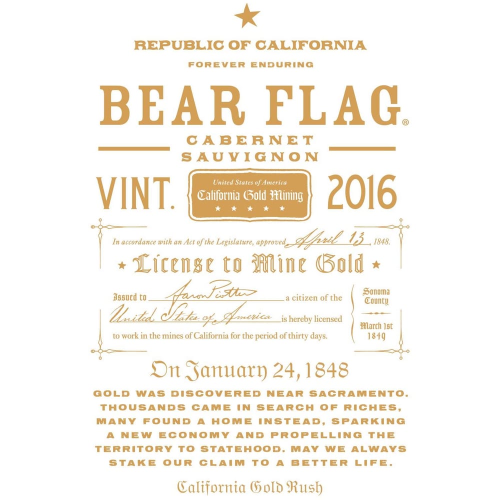 Bear Flag Cab Sauv. — Wine