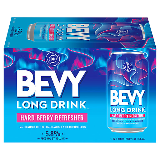 Bevy Sparkling Berry 6 Pk Nr — Mixers & Accessories