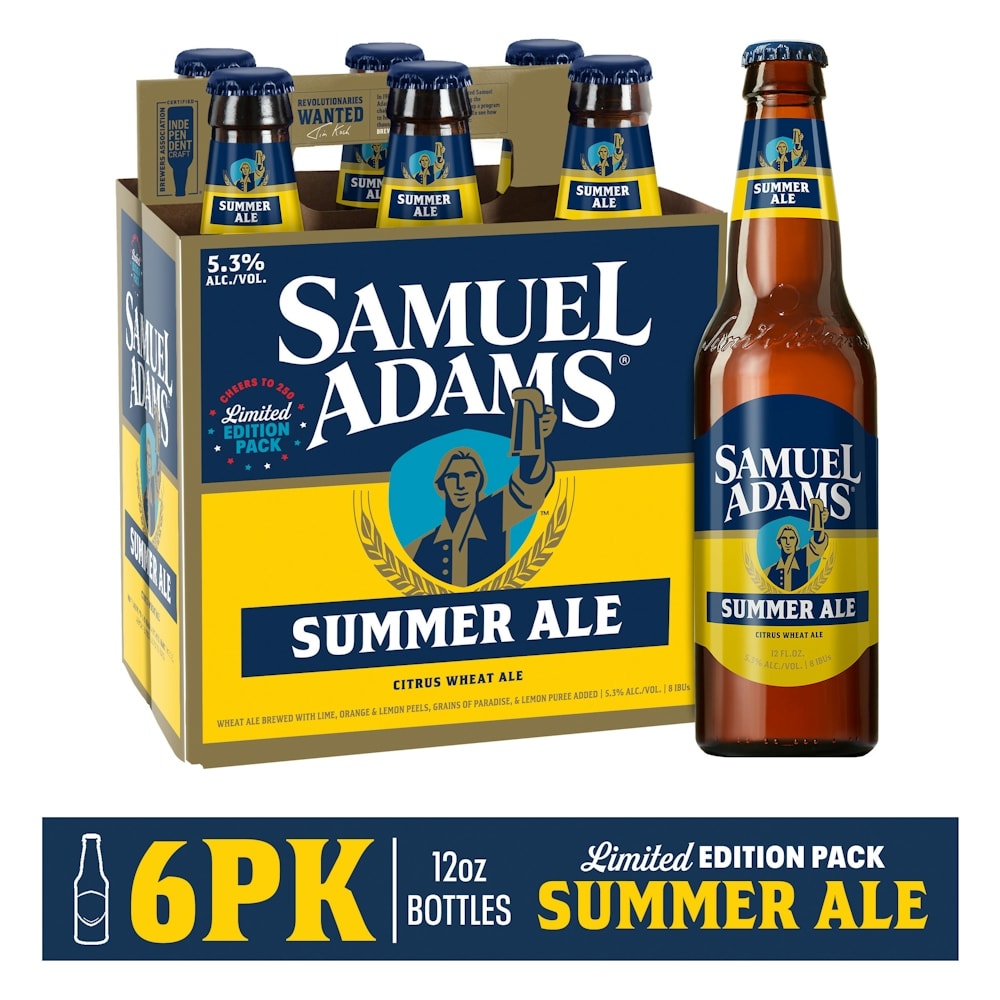Sam Adams Seasonal 6Pk Bot — Beer