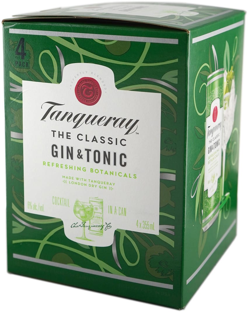 Tanqueray Gintonic 4Pk Cans — Mixers & Accessories
