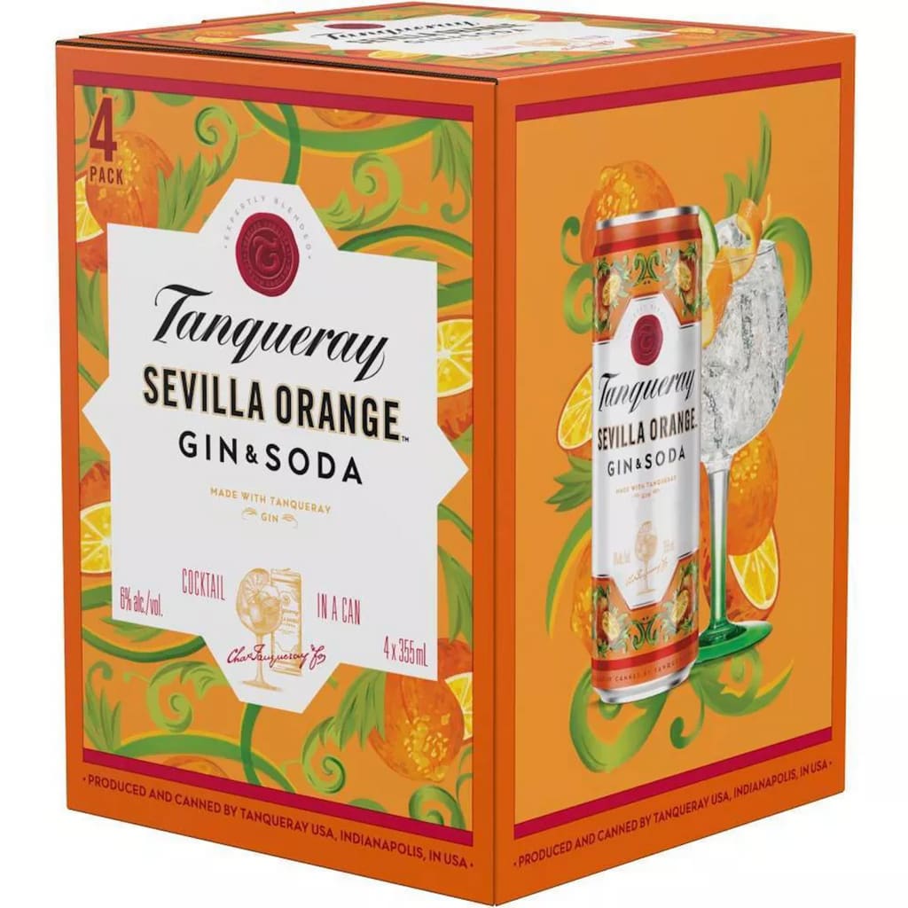 Tanqueray Ginsoda 4Pk Cans — Mixers & Accessories
