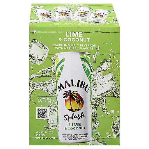 Malibu Splash Lime 4Pk — Mixers & Accessories