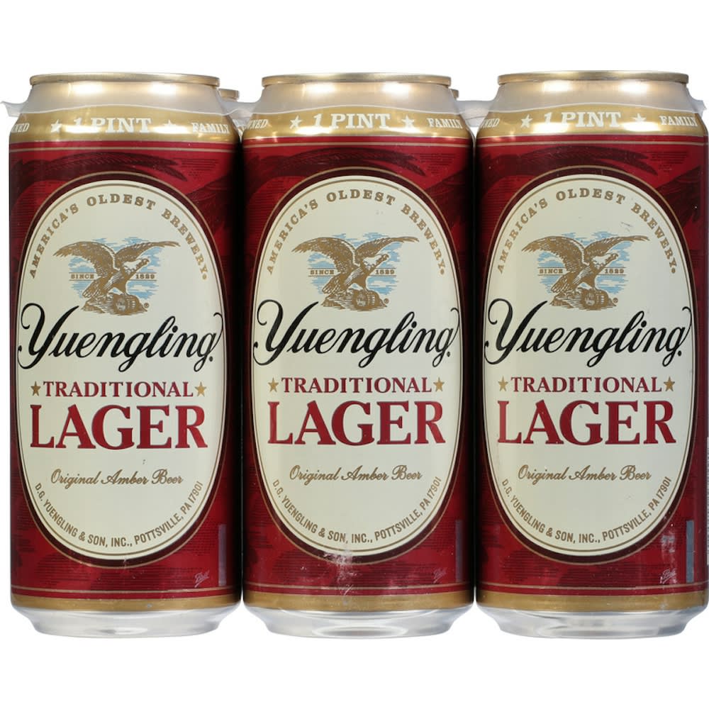 Yuengling Lager 6Pk 16Oz Can — Beer