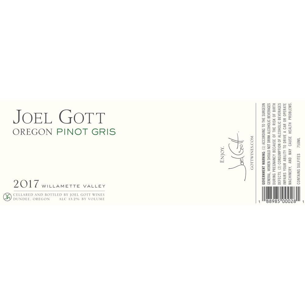 Joel Gott  Pinot Gris — Wine