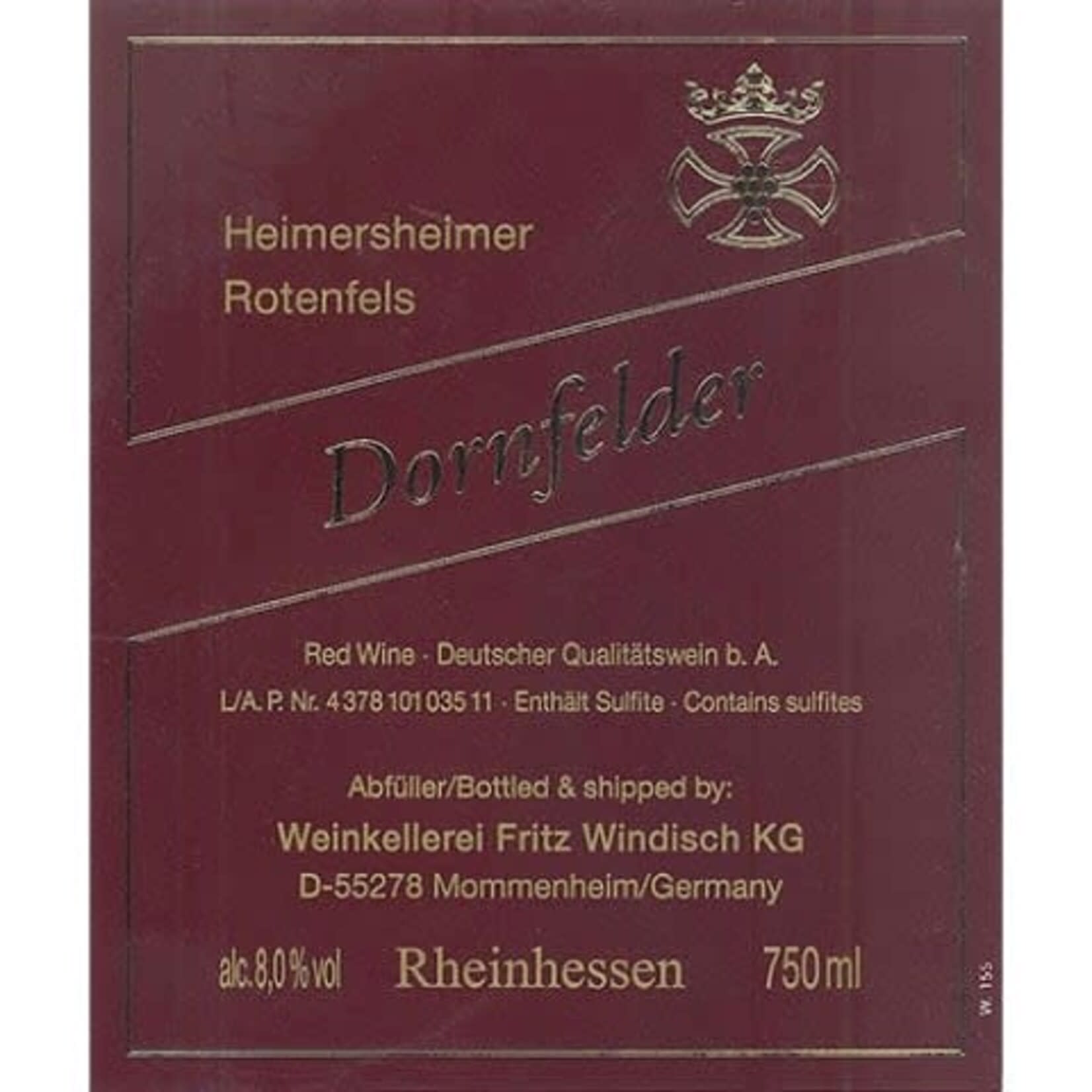 Windisch Dornfelder — Wine