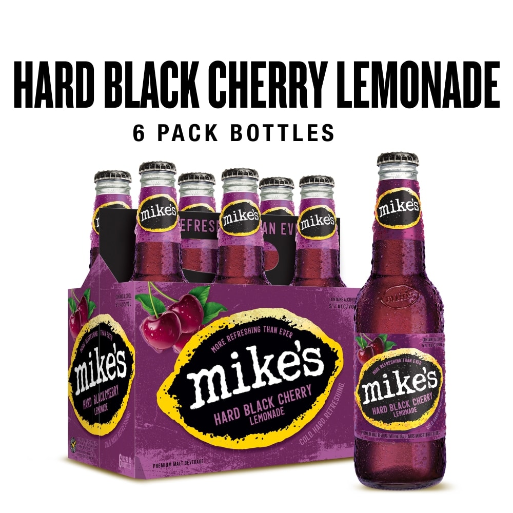 Mike'S Black Cherry 6Pk Bot — Beer