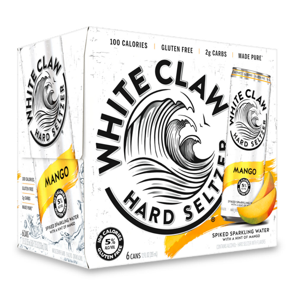 White Claw Peach 6Pk — Wine