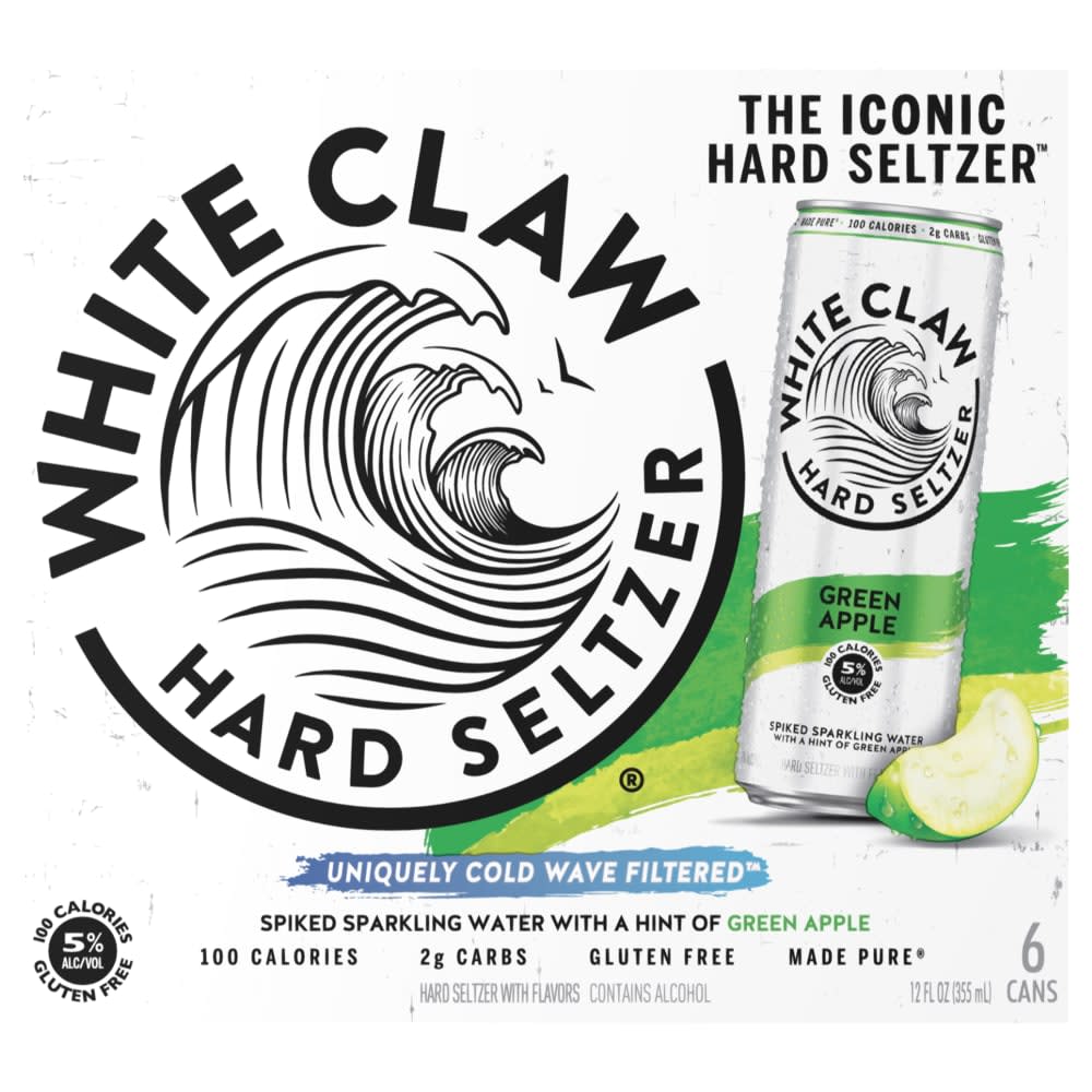White Claw Green Apple 6Pk — Wine