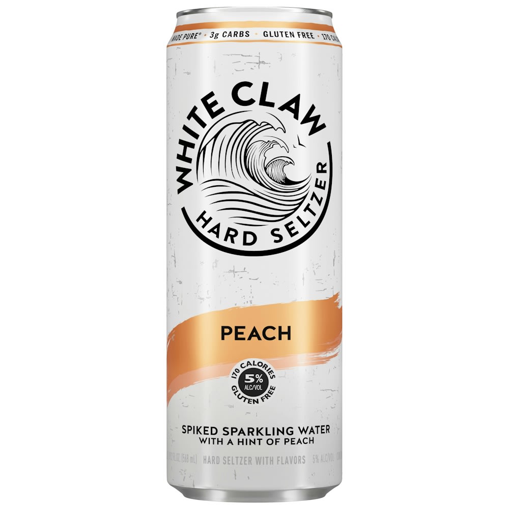 White Claw Peach 19Oz Can — Wine