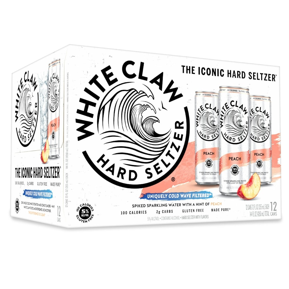 White Claw Peach 12Pk — Wine
