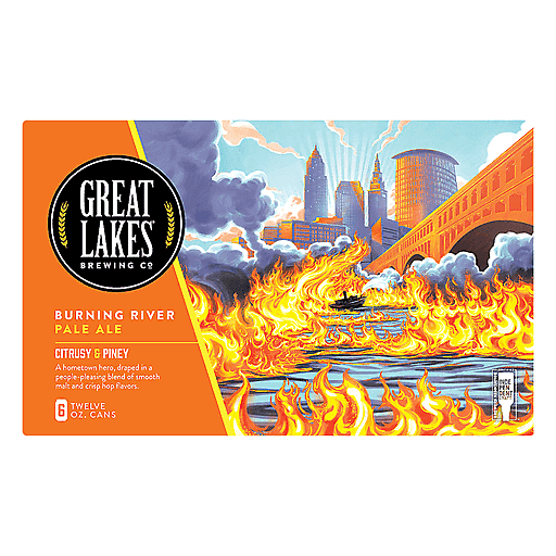 Great Lakes Burning River 6Pk — Beer